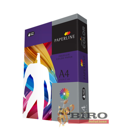 Hârtie colorată A4 Paperline nuanțe inchise RASPBERRY 80gr, violet